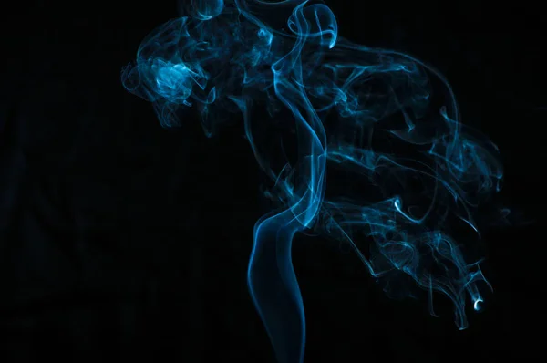 Smoke Black Background Abstraction — Stock Photo, Image