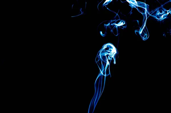 Smoke Black Background Abstraction — ストック写真