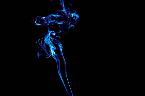 Smoke Black Background Abstraction — ストック写真