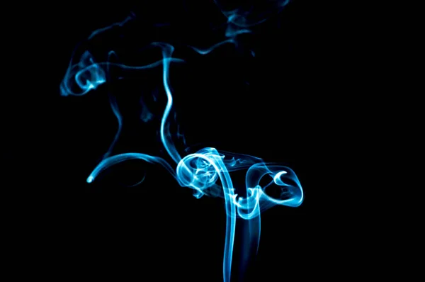 Smoke Black Background Abstraction — ストック写真