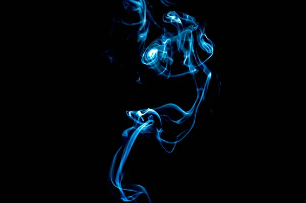 Smoke Black Background Abstraction — Stock Photo, Image