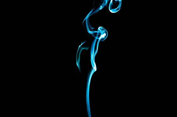 Smoke Black Background Abstraction — ストック写真