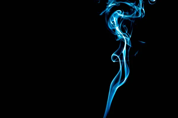 Smoke Black Background Abstraction — ストック写真