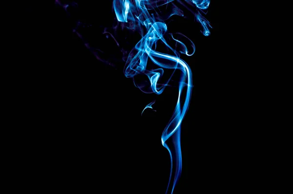 Smoke Black Background Abstraction — ストック写真