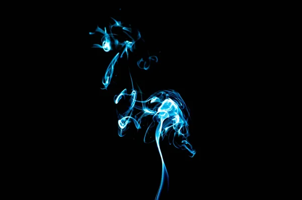 Smoke Black Background Abstraction — ストック写真