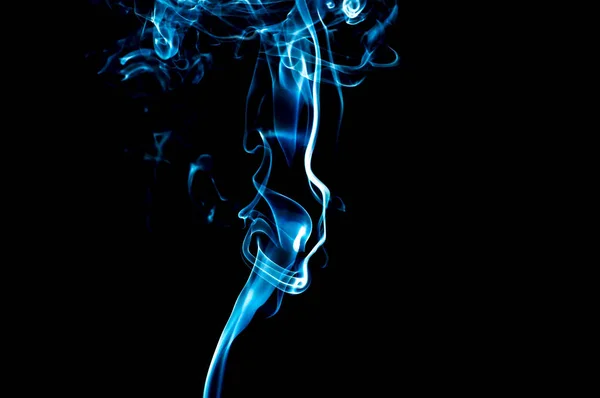 Καπνός Μαύρο Φόντο Αφαίρεση — Φωτογραφία Αρχείου