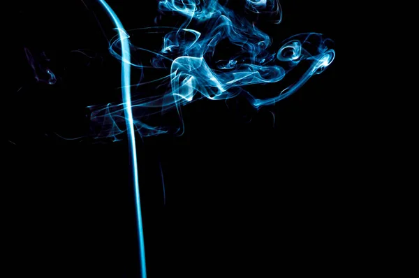 Smoke Black Background Abstraction — Stock Photo, Image