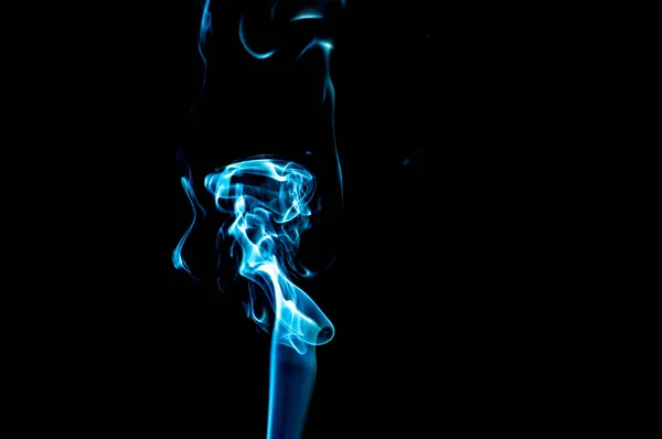 Smoke Black Background Abstraction — ストック写真