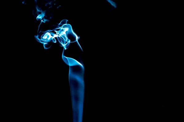 Smoke Black Background Abstraction — ストック写真