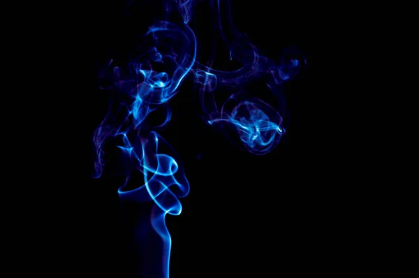 Smoke Black Background Abstraction — Stock Photo, Image