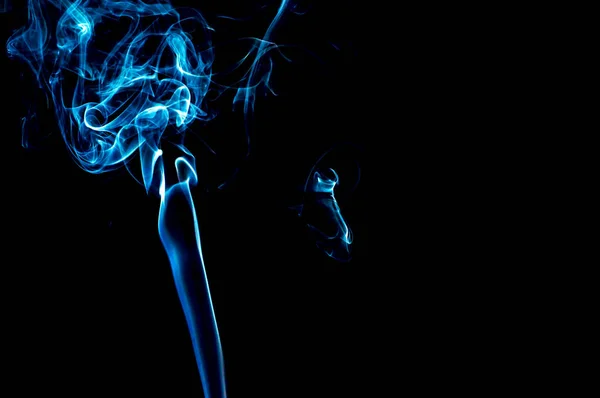 Smoke Black Background Abstraction — ストック写真