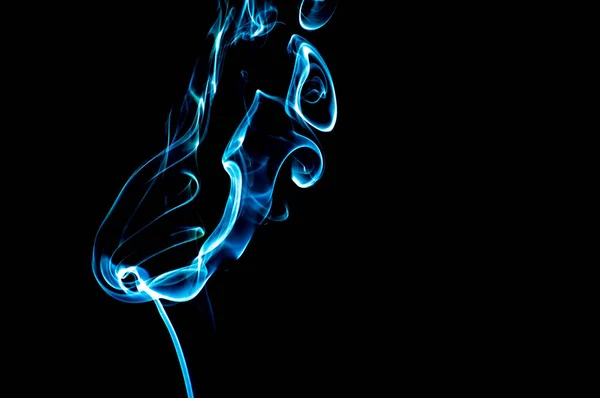 Smoke Black Background Abstraction — ストック写真