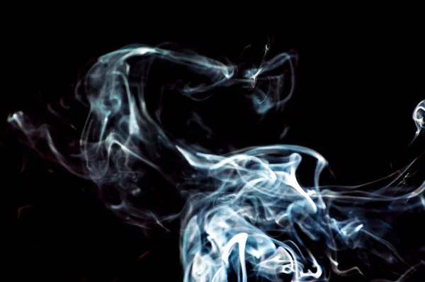 Fumar Fundo Preto Abstrato Fotografias De Stock Royalty-Free
