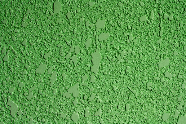 New Actual Textured Background Green Design Corrugated Plaster Green Color — Stock Photo, Image