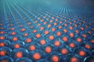 3D illüstrasyon insan hücreleri. Hücre koloni. Bilim ve tıp, rejenerasyon bir canlı organizma hücre yenileme hücre kavramı.