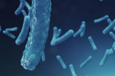Arka plan virüs. Bilim ve tıp, vücudunda bağışıklık azaltılması kavramı. Grip virüsü, hepatit virüsü, canlı organizma enfekte hücreleri. 3D çizim