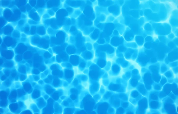 Wasser ätzenden Hintergrund. reines, sauberes blaues Wasser im Pool. 3D-Illustration — Stockfoto