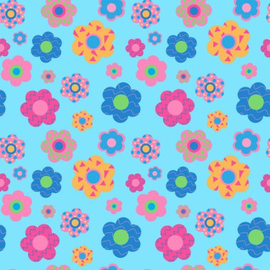 Sevimli çiçek sorunsuz dokulu dekoratif bir papatya ve