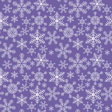 Mavi bir arka plan üzerinde bir kar taneleri ile sorunsuz Noel doku