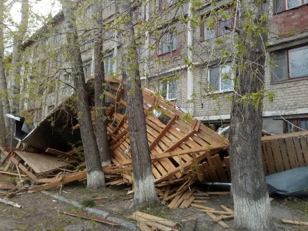      Güçlü Rüzgar kasırga Tyumen Rusya