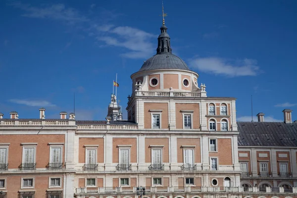 Exteriér Královského Paláce Aranjuez Madridu — Stock fotografie