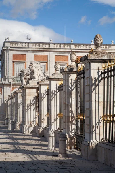 Buiten Het Koninklijk Paleis Van Aranjuez Madrid — Stockfoto
