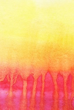 Islak boyalı suluboya gradyan