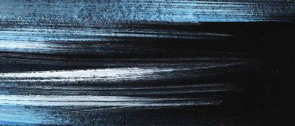 Grey, black, white blue striped grange background hand painted with the soft brush on a toned paper. 