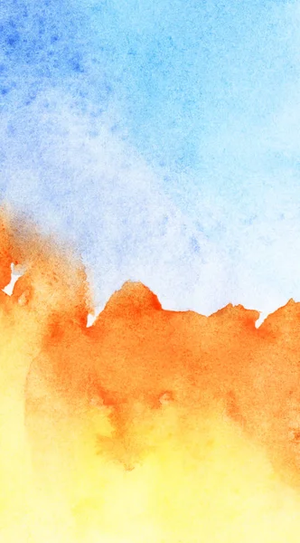 Abstract watercolor background. Hand drawn on a textured paper. — Stock Photo, Image