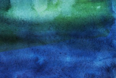 Suluboya mavi arka plan. El illüstrasyon dokulu kağıt üzerine boyalı.