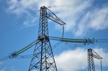 Yüksek gerilim hattı destek