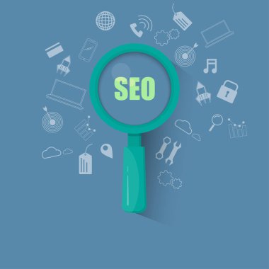 Vektör seo konsept tasarımı, Web sitesi optimizasyon