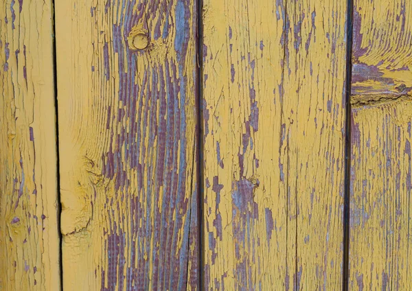 Yellow Rustic Wooden Planks Background — Stock Photo, Image