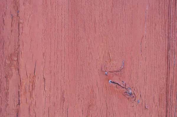 Red Old Weathered Worn Rustic Wooden Board Background — Stock Photo, Image