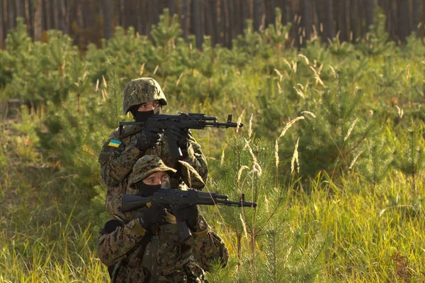 Ukrainisches Militär Verteidigt Seine Heimat — Stockfoto