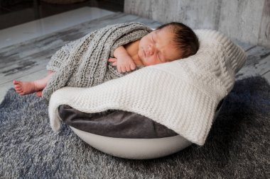 Uyuyan Çocuk, yeni doğan ile Photoshoot