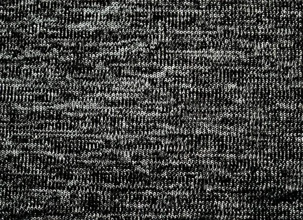 A black and white textile texture