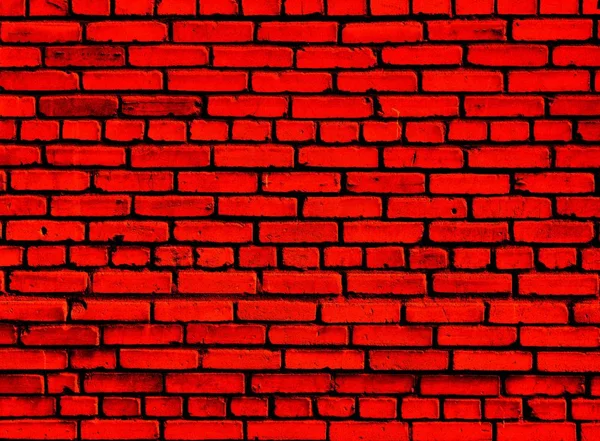 Una Pared Ladrillo Rojo — Foto de Stock