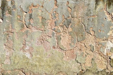 Eski bir sıva duvar.