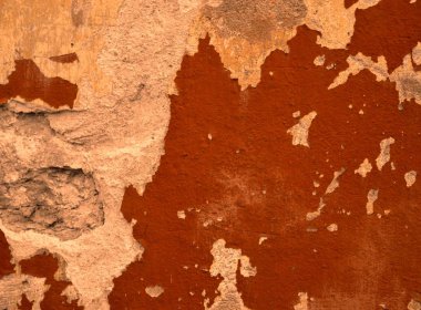 Eski bir sıva duvar.