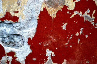 Eski bir sıva duvar.