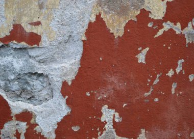 Eski bir sıva duvar.