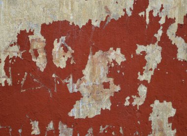 Eski bir sıva duvar.