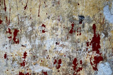 Eski bir sıva duvar.