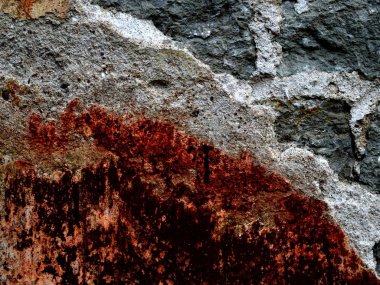 Eski bir sıva duvar.