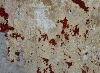 Eski bir sıva duvar.