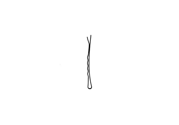 Yalıtılmış Bir Metal Saç Tokası — Stok fotoğraf
