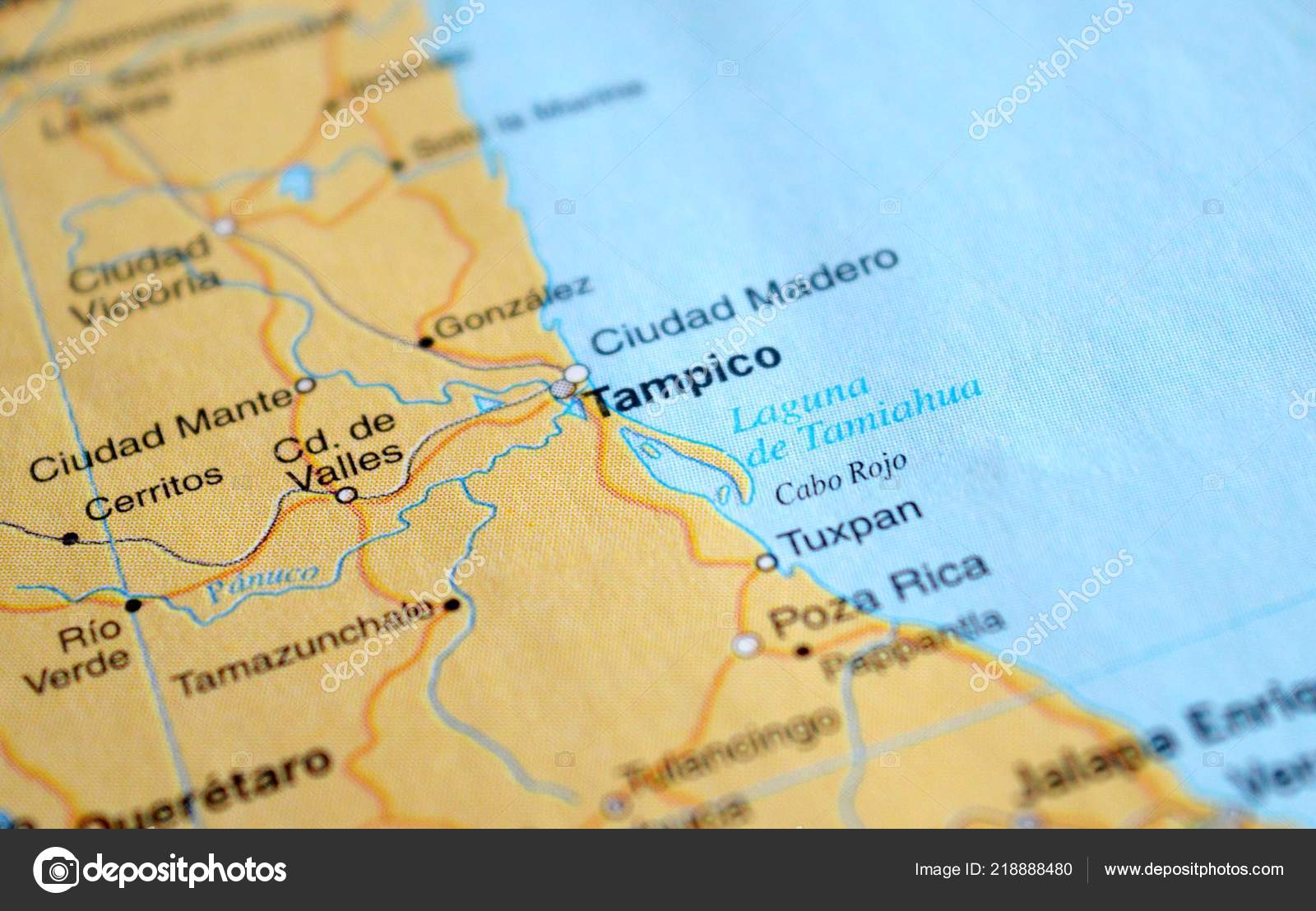 Map Of Tampico Mexico Tampico Map Stock Photo By ©Olgo7 218888480