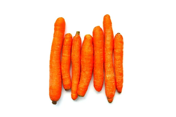 Carrots White Background — Stock Photo, Image