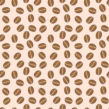 Kahve çekirdeği ile kusursuz desen. Herhangi bir proje için iyi yazdırma.